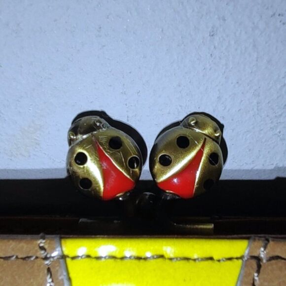 Anna Sui ladybug butterfly wallet EUC - Picture 2 of 12